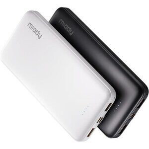 2 Pack 10000mAh Portable Charger USB C Fast Charging Power Bank for Phone